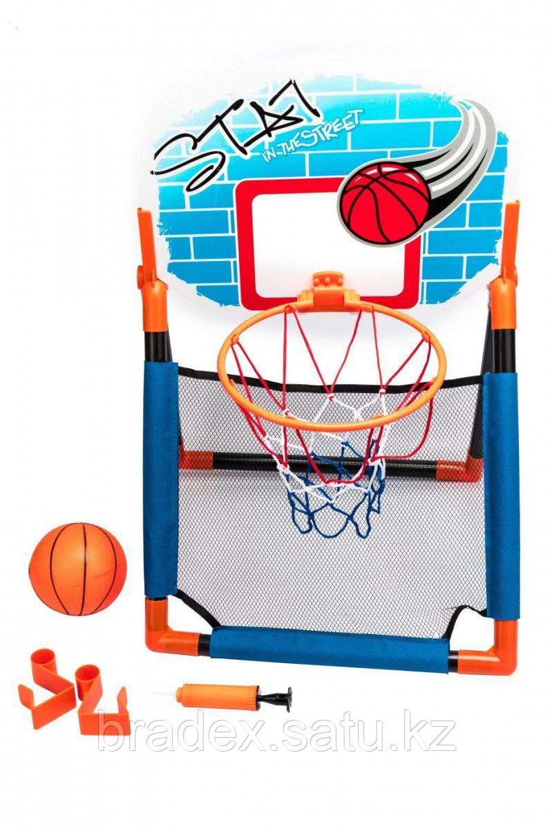 Баскетбольный щит 2 в 1 с креплением на дверь - фото 1 - id-p75836701