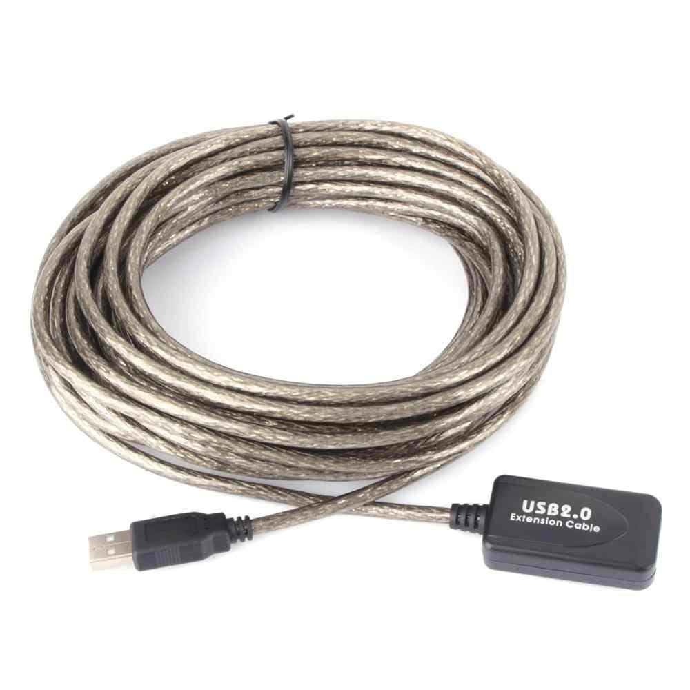 Активный USB 2.0 удлинительный кабель, передача USB сигнала на расстояние 10 м