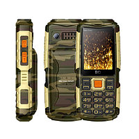 Мобильный телефон BQ-2430 Tank Power (Камуфляж+Золото)