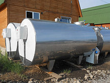 Охладители молока горизонтальные закрытого типа, с люком, с автоматом промывки М3-2000 литров (380V)