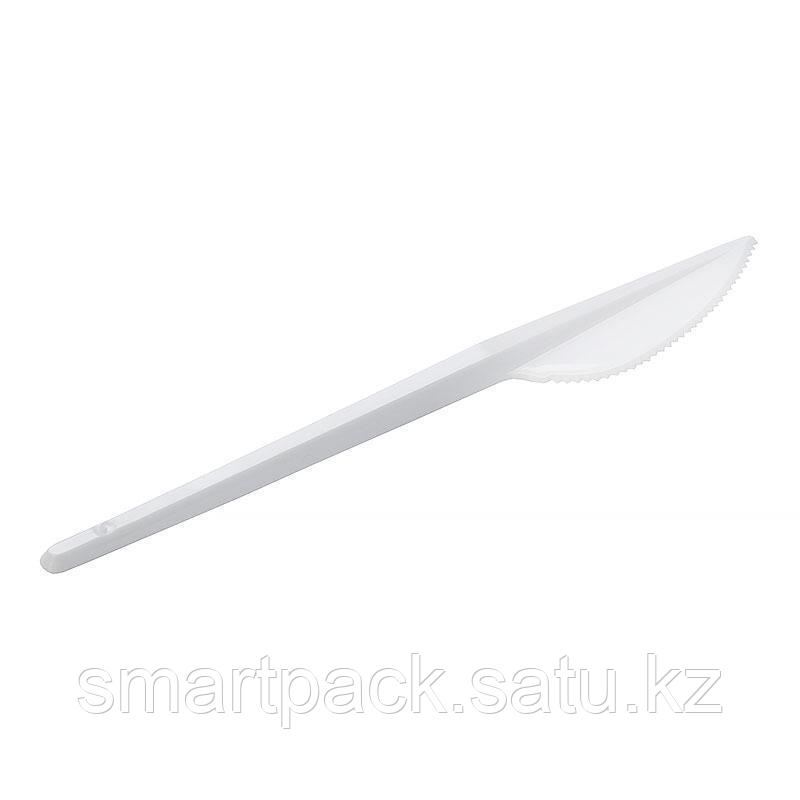Нож одноразовый 165мм PS белый