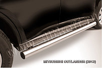 Защита порогов d76 труба Mitsubishi Outlander 2012-14