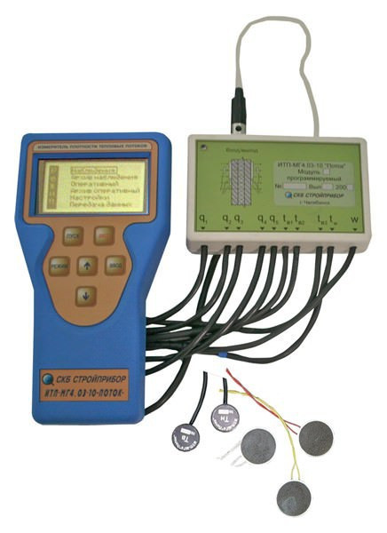 Измеритель плотности тепловых потоков и температуры 10-канальный ИТП-МГ4.03/Х(I) «Поток»