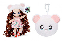 NA! Na! Na! Surprise - мягкие куклы с животным-помпоном-сумочкой  серия 2 Миша Мышь от MGA