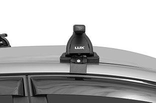 Багажная система "LUX" с дугами 1,2м прямоугольными в пластике для а/м Chevrolet Aveo Sedan 2011-... г.в., фото 3