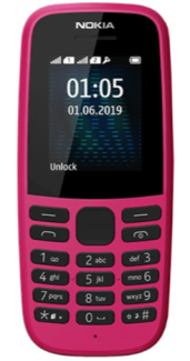 Мобильный телефон Nokia 105 TA-1174 DS (Розовый)