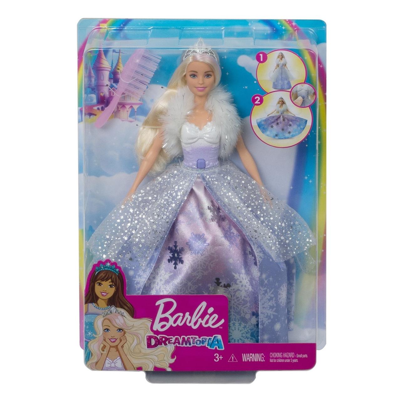 Barbie "Дримтопия" Кукла Барби Снежная принцесса - фото 5 - id-p75838533