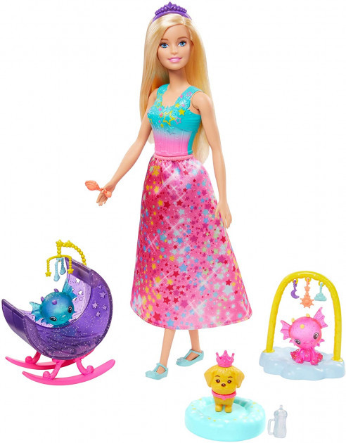 Barbie "Дримтопиа" Игровой набор - Няня дракона, Барби