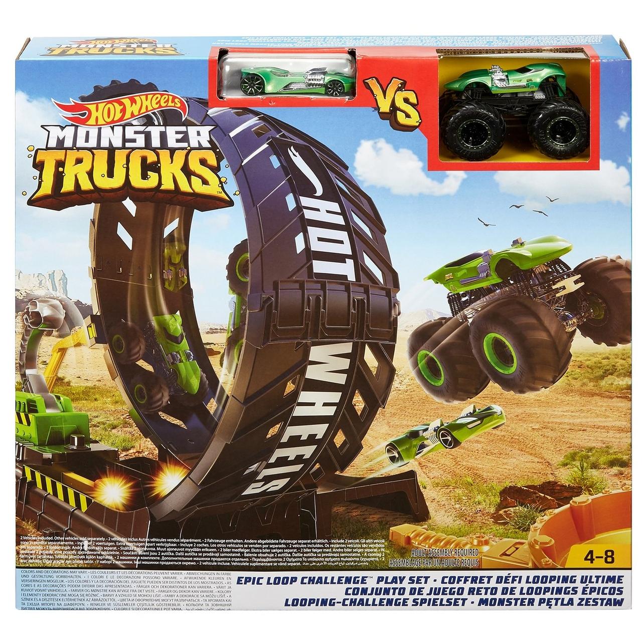 Hot Wheels Игровой набор "Monster Trucks: Мертвая Петля", Хот Вилс Монстр-трак - фото 1 - id-p75838537