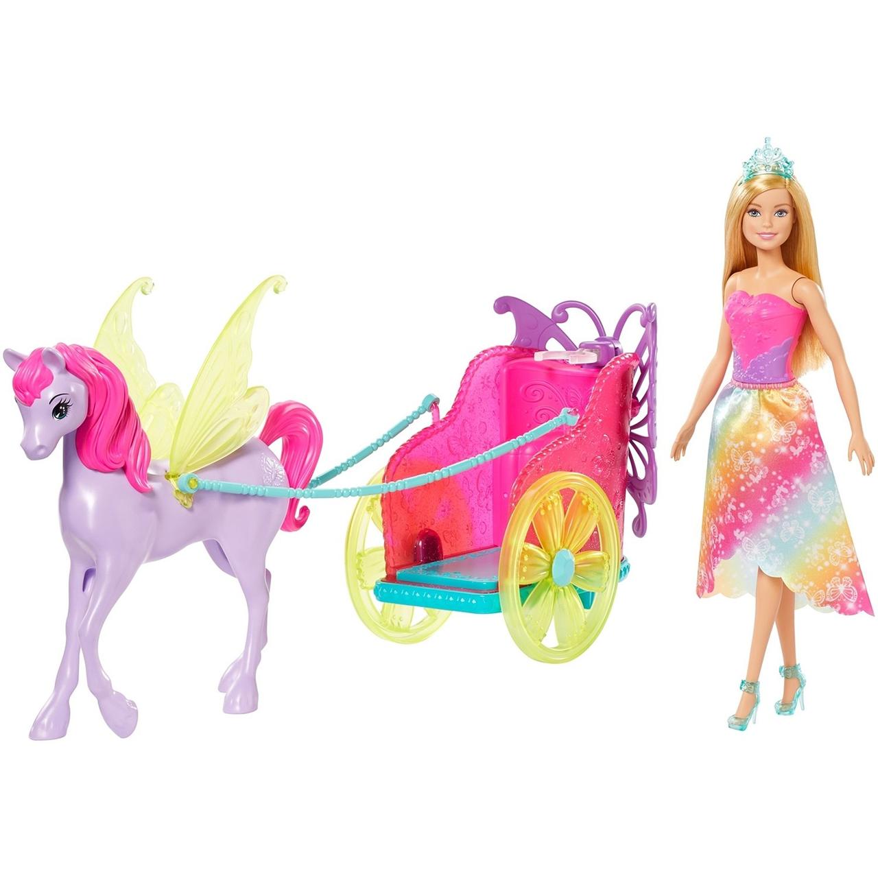 Barbie "Дримтопиа" Игровой набор - Сказочный экипаж с единорогом