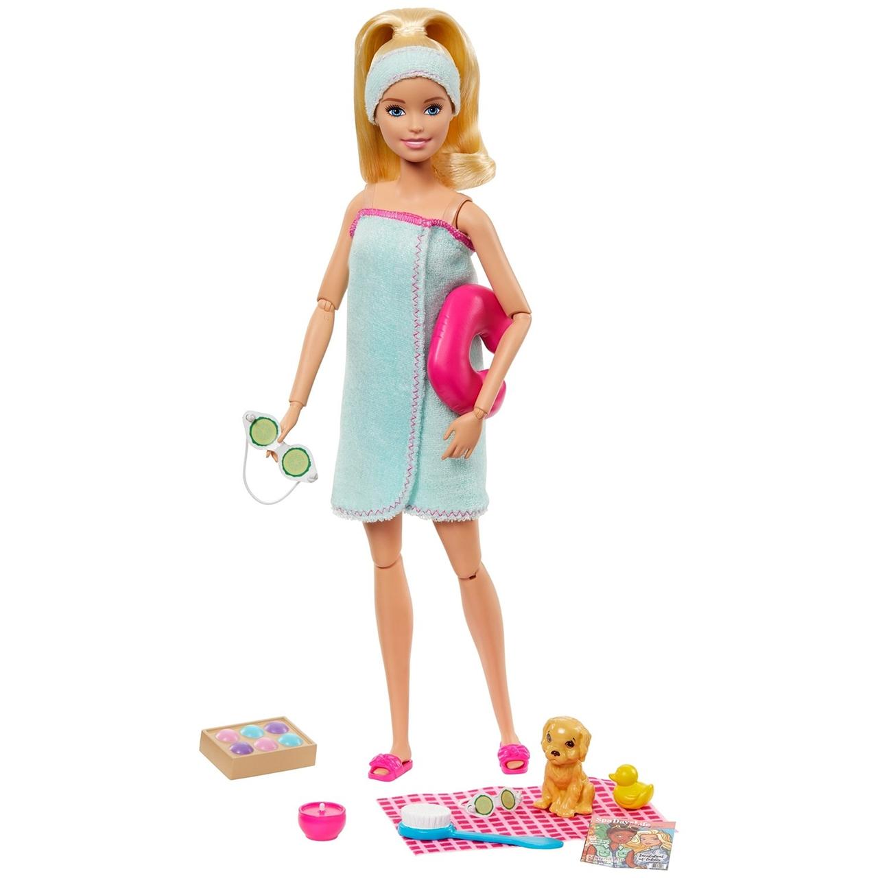 Barbie Игровой набор "Релаксация" Кукла Барби SPA-процедуры