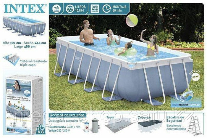 КАРКАСНЫЙ БАССЕЙН INTEX 26788NP 400 х 200 x 100 СМ