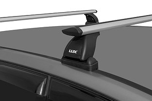 Багажная система "LUX" с дугами 1,2м аэро-трэвэл (82мм) для Hyundai Solaris (Accent) хэтчбек, Mazda 6, фото 3