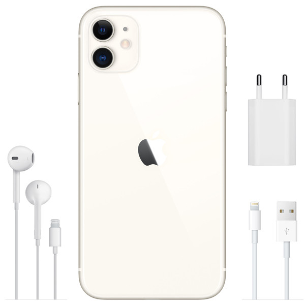 Смартфон Apple iPhone 11 256GB Model A2221 (Белый)