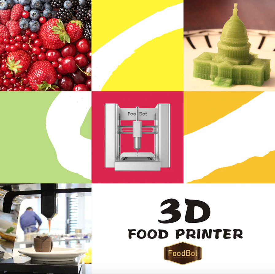 3D принтер пищевой Foodbot - фото 3 - id-p75852400
