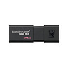 USB-флеш 3.0 Kingston DT100G3/64GB (64GB, Black)