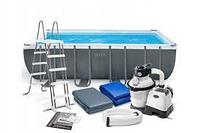 Каркасный бассейн Intex 26356 (549 х 274 х 132 см., на 17203 л.) 26356 Каркасный бассейн Intex 26356 (549 х 274 х 132 см., на 17203 л.)