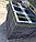 Блок - тумба 390*190*390 мм Рванная Чёрная для колонны Бетонный блок столба, фото 6