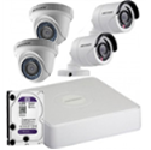 Hikvision DS-J142I-2 Комплект видеонаблюдения (IP 4 Видеокамеры+ Видеорегистратор)