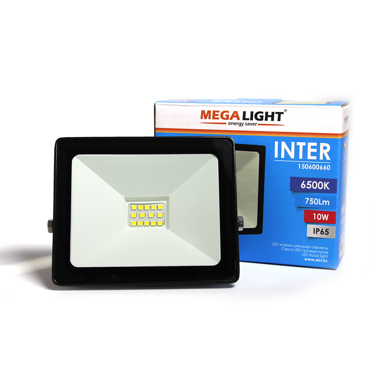 LED Прожектор INTER 10W 6500K IP65 MEGALIGHT(24): продажа, цена в Алматы.  Уличное освещение от "ADMART.KZ" - 71908025