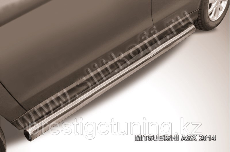 Защита порогов d76 труба Mitsubishi ASX 2014-