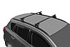 Багажная система "LUX" с дугами 1,2м прямоугольными в пластике для Hyundai Santa Fe IV 2018+, фото 2
