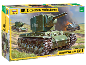 Советский тяжелый танк КВ-2 Сборная модель 1\35