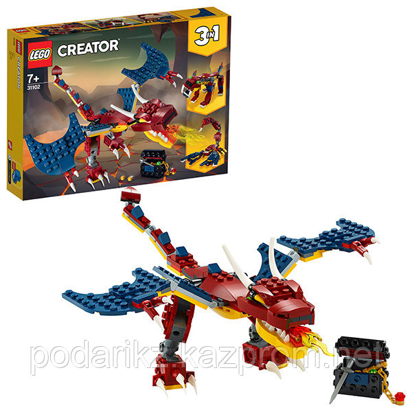 LEGO Creator 31102 Конструктор ЛЕГО Криэйтор Огненный дракон