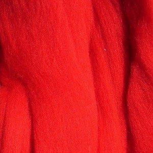 Шерсть для валяния ПЕХОРКА полутонкая шерсть (100%шерсть) 50г красный 06 - фото 1 - id-p75865767