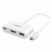 Конвертер USB 3.1M Type C на HDMI/USB 3.0 Ugreen (30377)