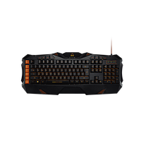 CANYON Wired multimedia gaming keyboard with lighting effect, Marco setting function G1-G5 five keys