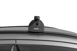 Багажная система "LUX" с дугами 1,2м прямоугольными в пластике для Kia Cee'd универсал 2012+ интегр. рейлинги, фото 3