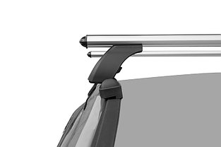 Багажная система LUX с дугами 1,2м аэро-классик (53мм) для Kia Rio III Sedan 2011-2017 г.в., фото 3