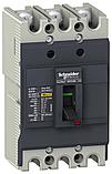 Автоматический выключатель модульный EZC100 18kA/380V 3П3Т 63A /EZC100N3063/, фото 3