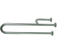 Настенный левый поручень для туалетов, биде и раковины Genebre