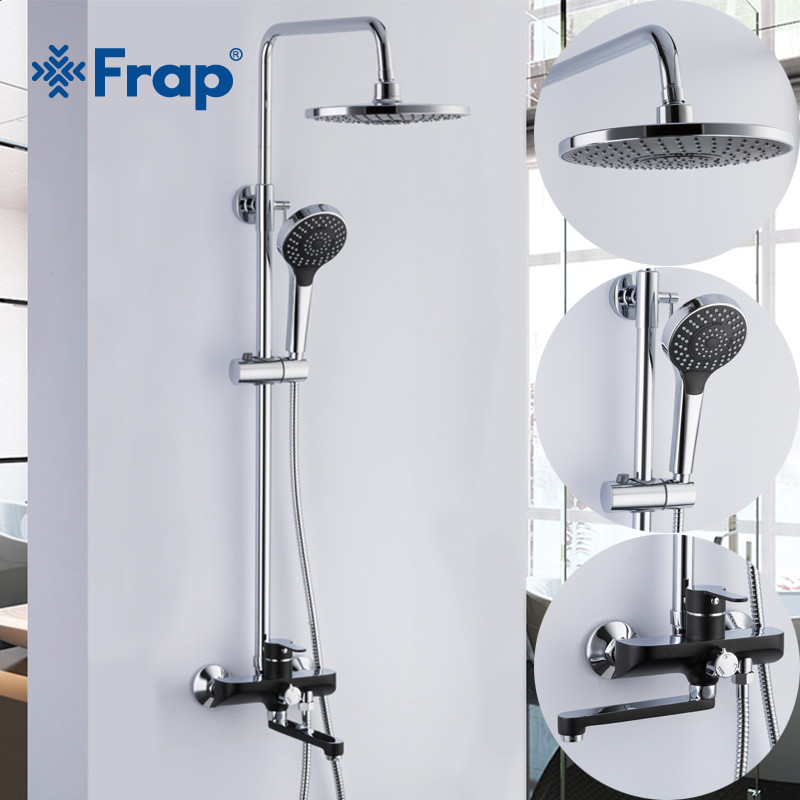 Душевая стойка с тропическим душем Frap F2442