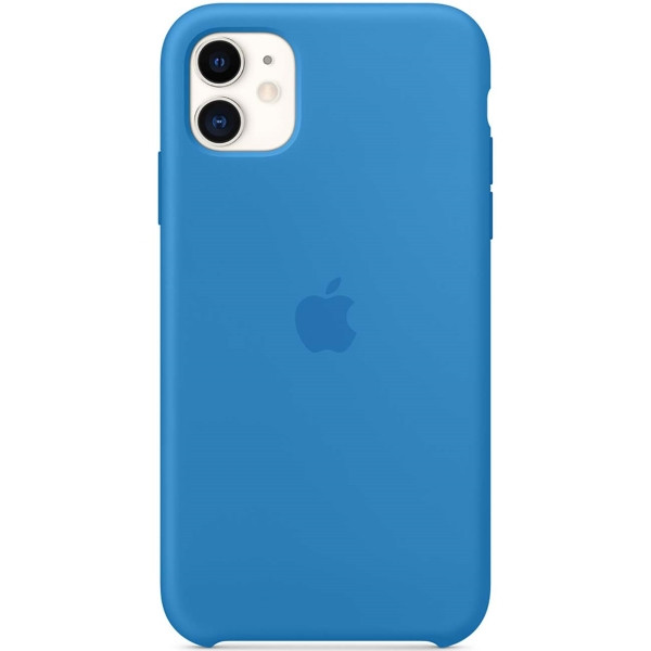 Оригинальный чехол Apple для IPhone 11 Silicone Case - Surf Blue