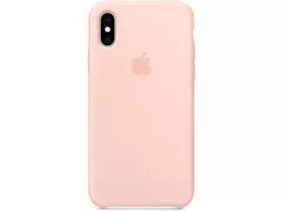 Оригинальный чехол Apple для IPhone XS Silicone Case - Pink Sand MTF82ZM/A