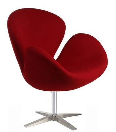 Дизайнерское кресло, лебедь красный, фото 2