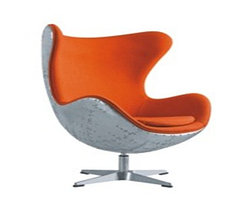 Дизайнерское кресло, оранжевое