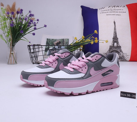 Женские кроссовки Nike Air Max 90 "Gray\Pink" (36-39), фото 2