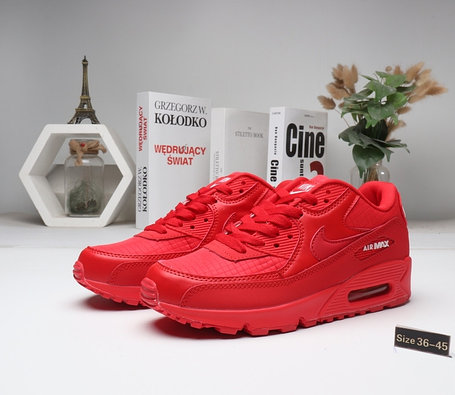Кроссовки Nike Air Max 90 "All red" (36-45), фото 2