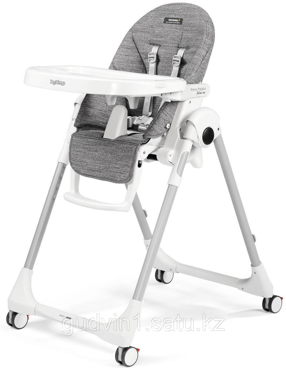 Стульчик Peg Perego Prima Pappa Follow Me Wonder Grey IH01000000WD53