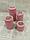 Свечи из вощины Розовые красивый подарочный набор для женщин, натуральный подарок из пчелиного воска., фото 2