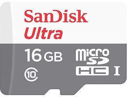 Карта памяти Sandisk 16GB (SDSQUNS-016G-GN3MN)(161613)