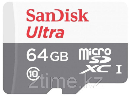 Карта памяти Sandisk 64GB  SD Adapter (SDSQUNS-064G-GN3MA)(161705)