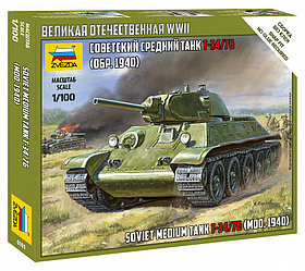 Советский средний танк Т-34/76 (обр. 1940) сборная модель