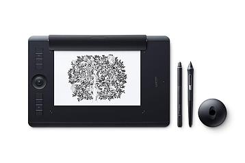 Графический планшет Wacom Intuos Pro Medium Paper Edition R/N (PTH-660P-N) Чёрный, фото 2
