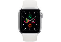 Смарт-часы Apple Watch Series 5 GPS 44mm Aluminium Case with White Sport Band (Silver)