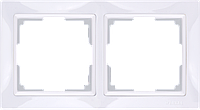 Рамка на 2 поста /WL03-Frame-02 (белый)